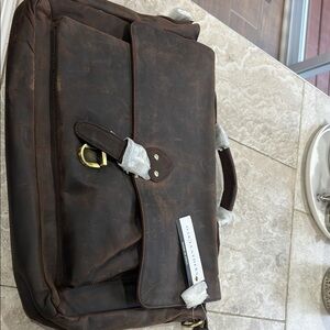 Brown Leather Men's Bag